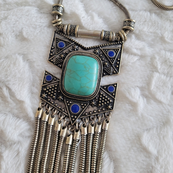 Jewelry - Bohemian Turquoise Necklace from Alaska